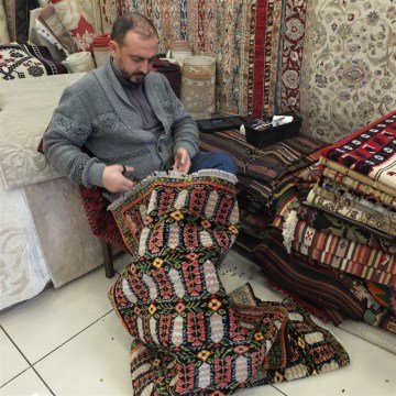 Adali Hali Orjinal Antika El Dokuma Hali Kilim Tamiri Orjinal Antika Yun Hereke Iran Afganistan Hali