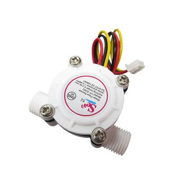 YF-S302 3.5-24V Su Akış Sensörü (Deniz) Debimetre G1/4'' 0.3-6L/Dk