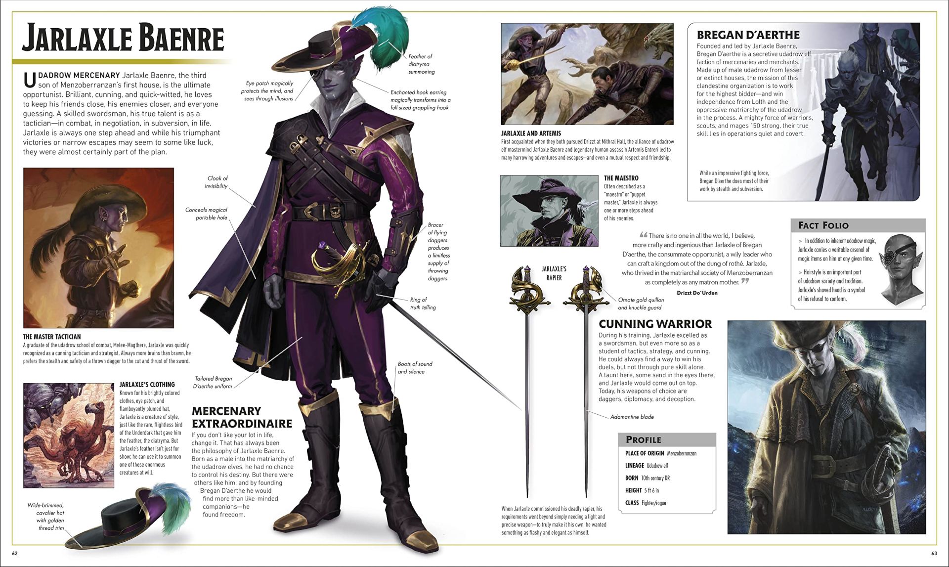 Dungeons & Dragons The Legend Of Drizzt Visual Dictionary