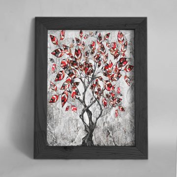 Dekoratif Modern Kanvas Tablo Saat Modelleri