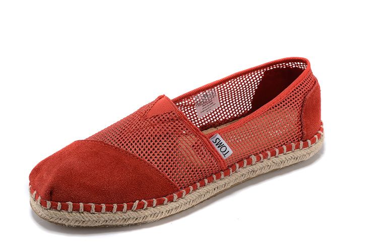 Espadrilles Ayakkabi Kirmizi Espadril Toms