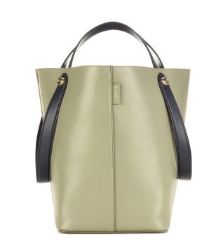 Kite Leather Tote Canta Yesil Tote Canta Mulberry