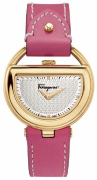 Buckle Watch Saat Pembe Saat Salvatore Ferragamo