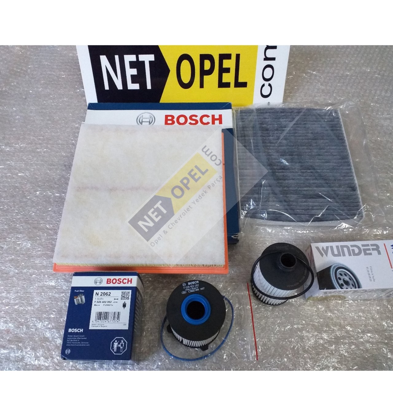 Bosch Chevrolet Cruze Filtre Bakım Seti 2 0 Dizel Bosch