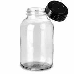 Şeffaf Cam Geniş Boyunlu Numune Şişesi 1000 ml 3000 Adet