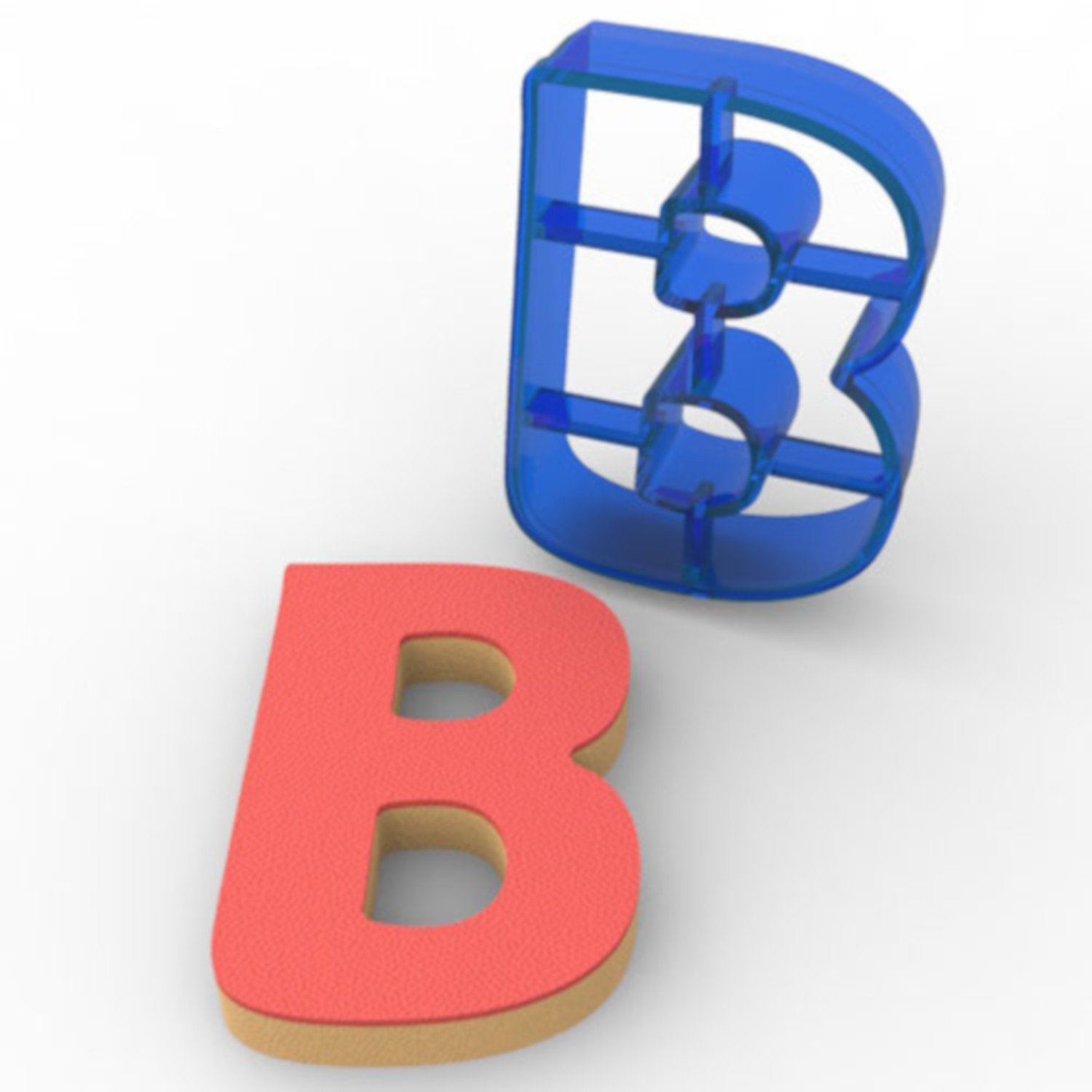 Letter B Cookie Mold