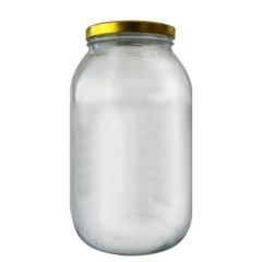 Cam Kavanoz Metal Kapaklı 3000 ml 3060 Adet
