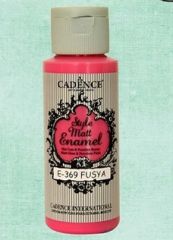 Fuşya Enamel Mat Hobi (Cam - Porselen - Polyester) Boyası - 59 ml