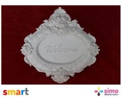 Silikon Kapı Süsü Welcome Sabun ve Kokulu Taş Kalıbı
