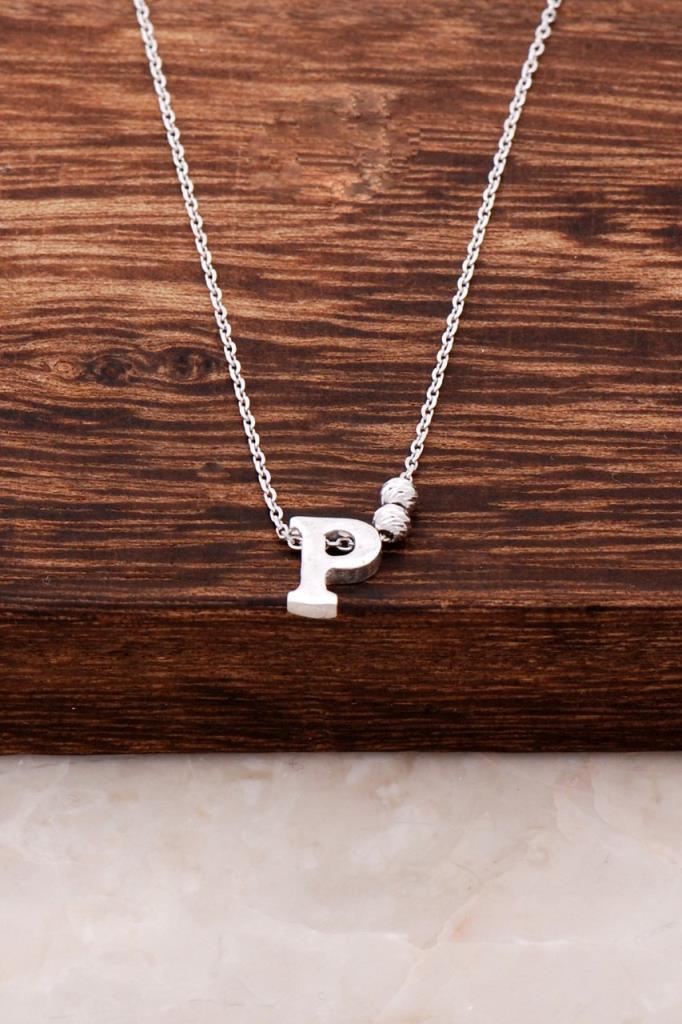 p necklace silver