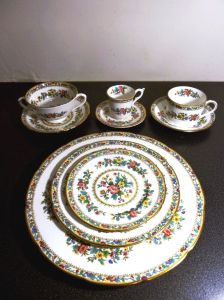 Coalport 1780 Imzali Ingiliz Porselen Yemek Takimi Imzali 19 Y Y 98 Parca Coalport Kargo Ucretsiz