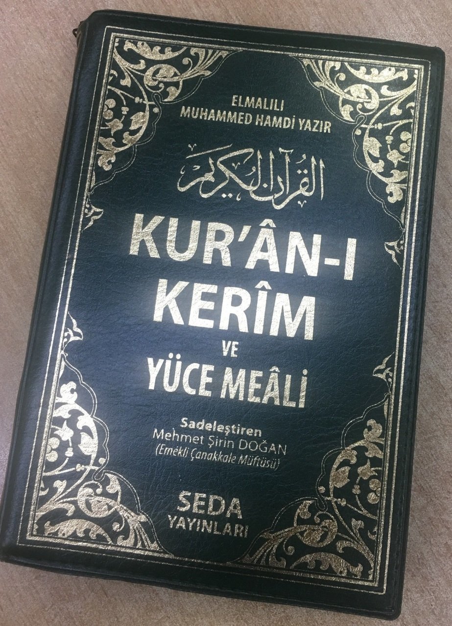 k kerim meali hafiz boy fermuarli kilif kod 078 seda yayinlari