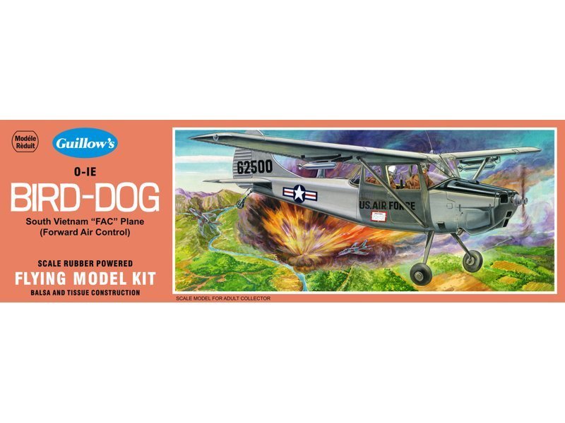 902 1 24 bird dog 45 cm lastik motorlu ucak kiti