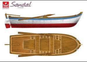 Turk Model 1 12 Sandal Ahsap Gemi Maket Kiti