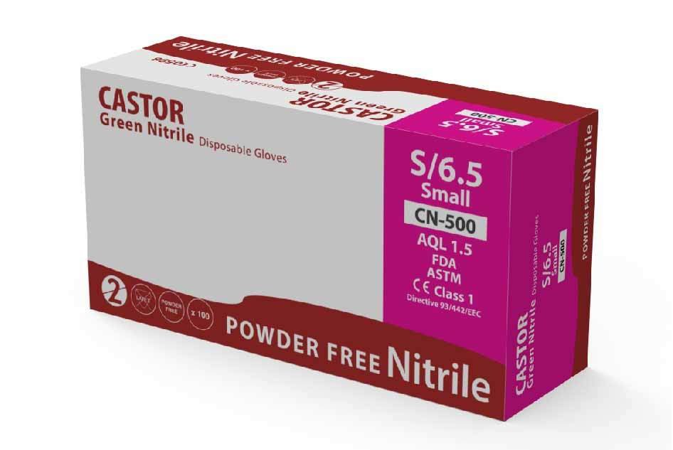 castor nitrile gloves