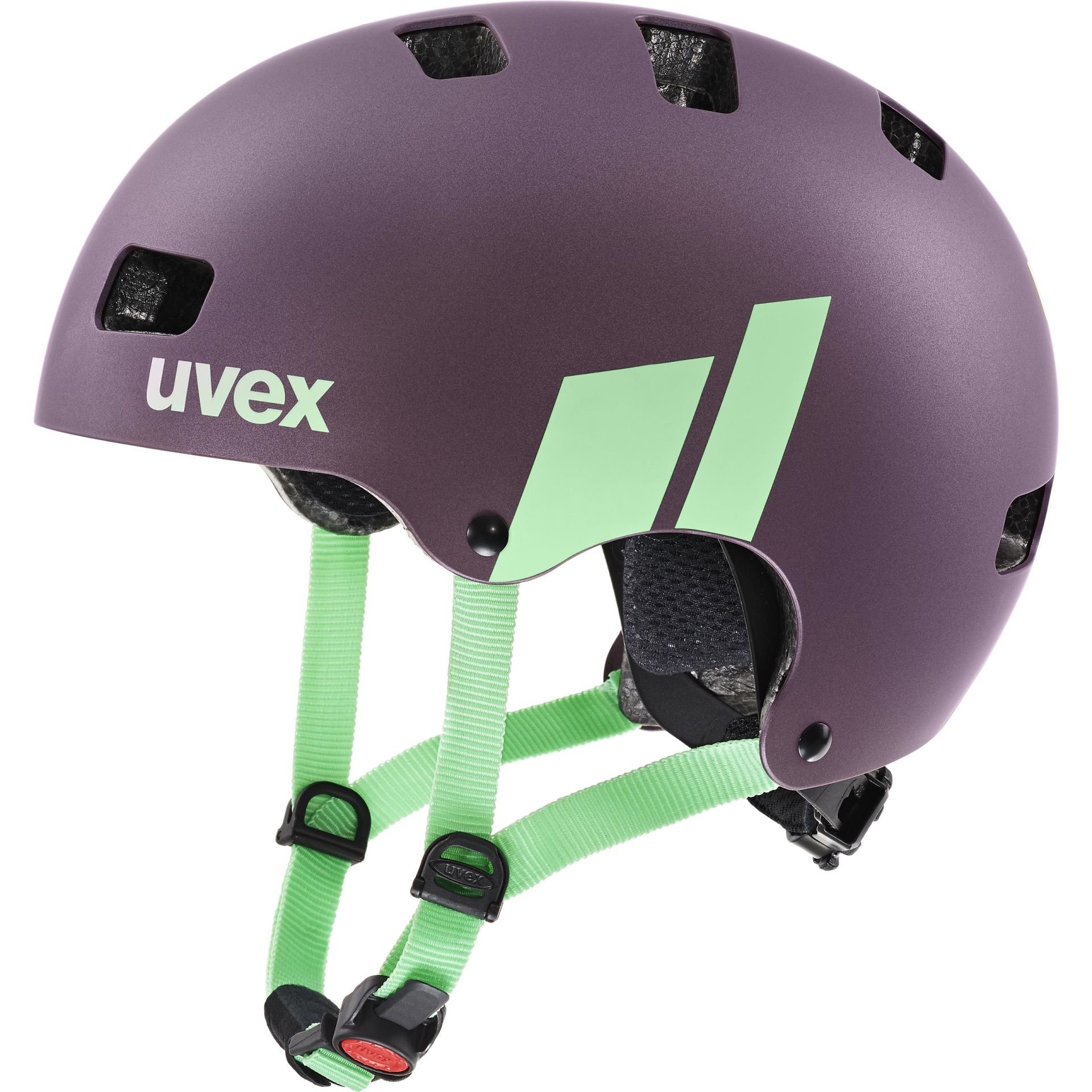 Uvex Kid 3 CC Çocuk Bisiklet Kaskı - Plum - Mint Matt