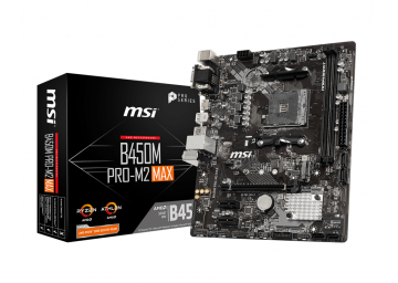 Msi B450m Pro M2 Max Am4 Ryzen Ddr4 Oc 4133mhz M 2 Usb 3 2 Gaming Anakart