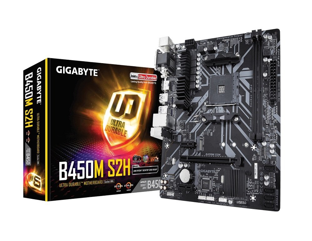 Gigabyte B450m S2h Am4 Ryzen Gaming Anakart Rgb Gigabit M 2 Destek Ultra Durable Online Oyuncu