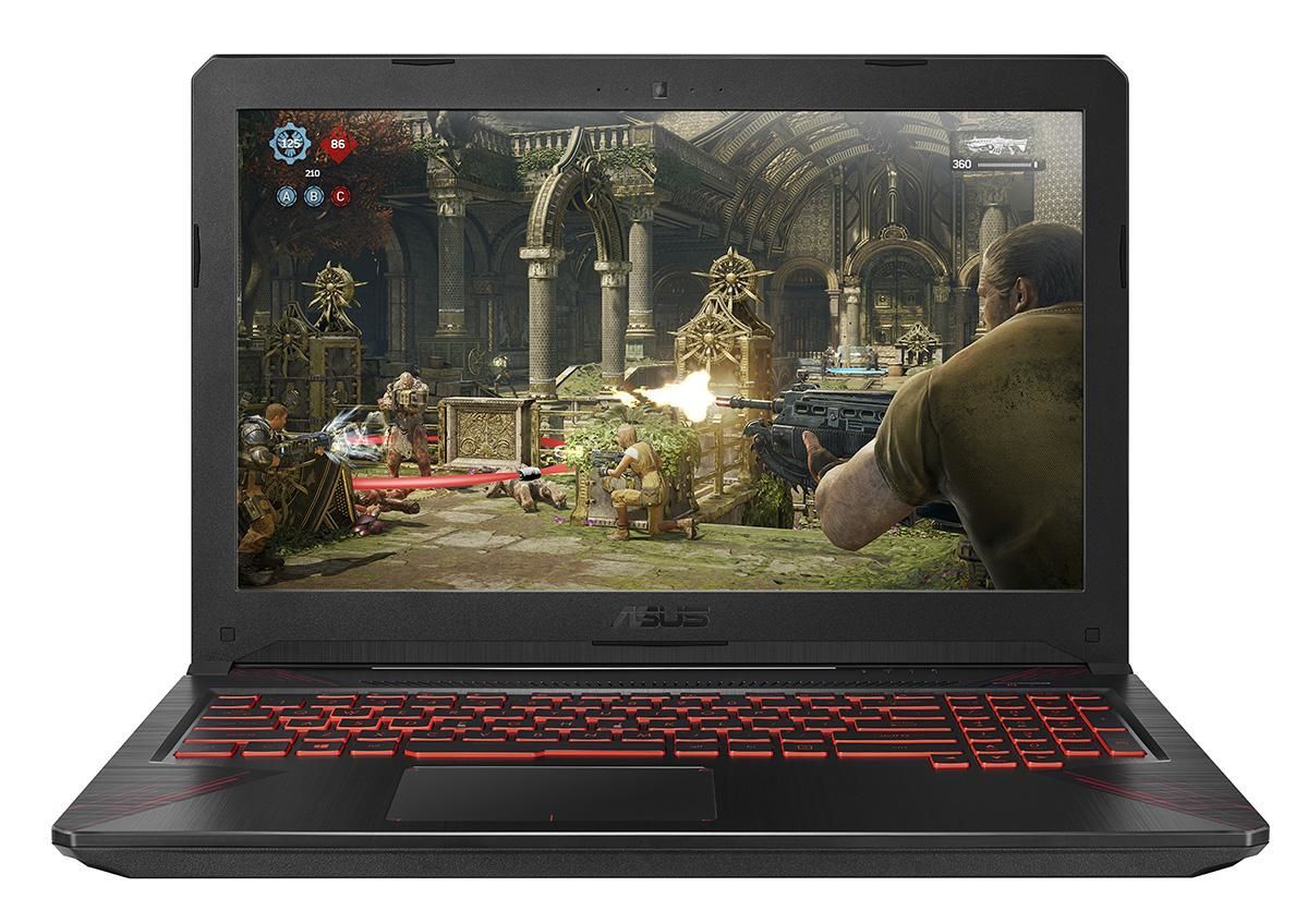 outlet asus tuf gaming fx504gd e4253 i7 8750h 8gb 1tb 128gb ssd 4gb gtx1050 15 6 full hd fd notebook