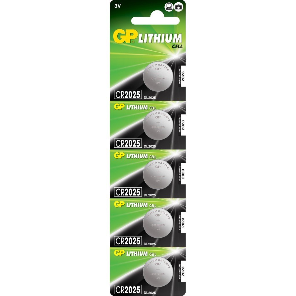 gp cr2025 lityum pil 5 li bios pili