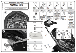 Kappa KZ364 Yamaha XJ6 Diversion Arka Çanta Demiri | Aksesuar