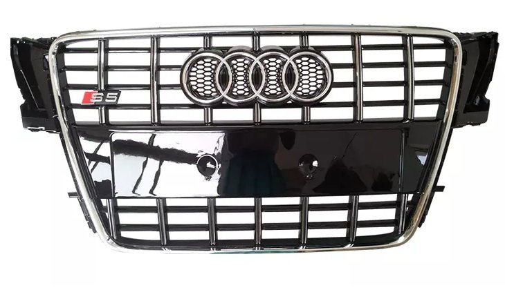 Audi A5 S5 246 N Panjur ızgara 2008 2012 B8 Oem Krom Siyah