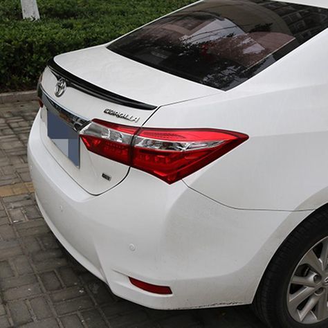 toyota corolla bagaj ustu spoiler 2013 siyah boyali