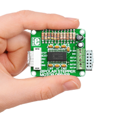 Bipolar Stepper Motor Driver Board Mikroelektronika Elektrovadi 1376