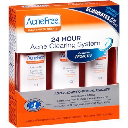 acnefree 24 hour acne clearing system