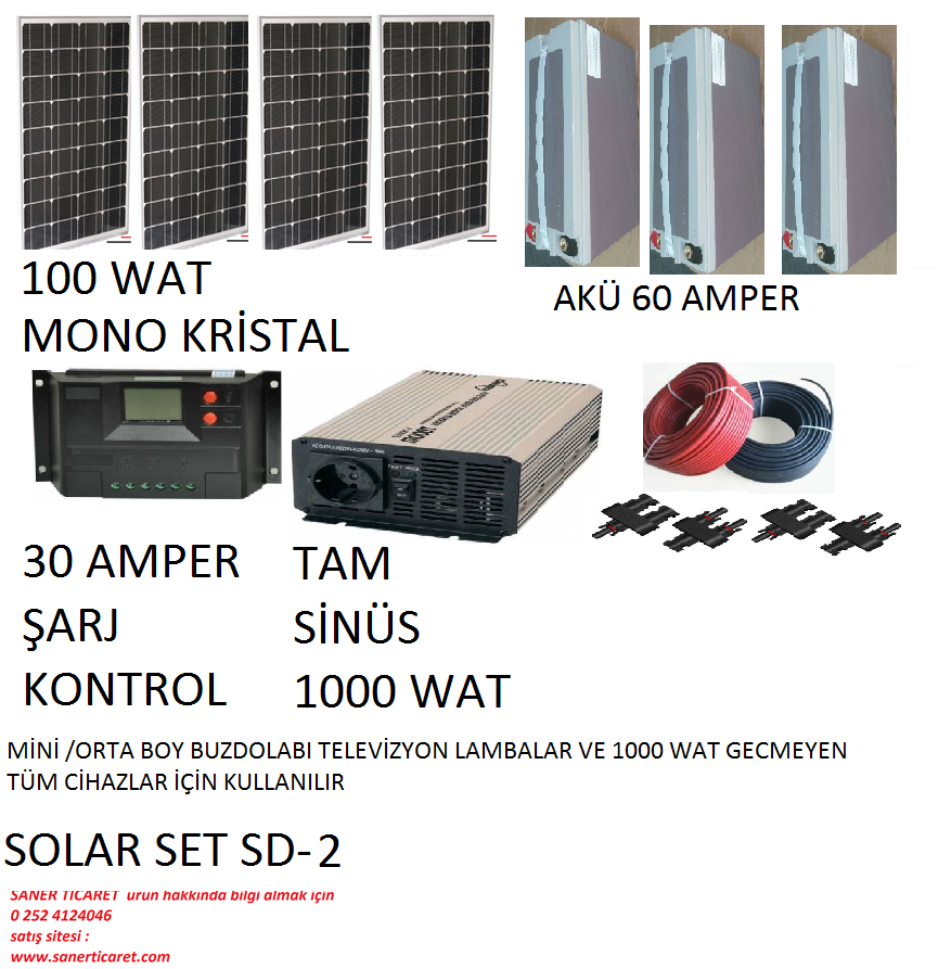 Solar Buzdolabi Seti Akulu
