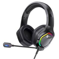 Lenovo Lecoo HT403 USB 2.0 Kulak Üstü RGB Led Aydınlatmalı Kablolu Gaming Oyuncu Kulaklık