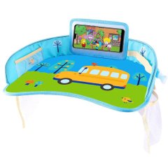 Powermaster Çok Fonksiyonlu Araba Bebek Koltuğu Yemek-Oyun Masası (Telefon-Tablet Koyma Yerli)