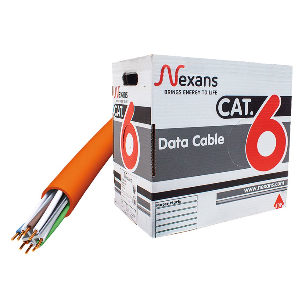 nexans cat6 utp lszh 23 awg network data kablosu 305 metre