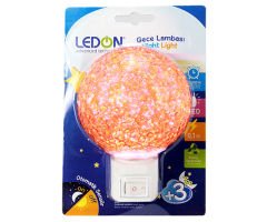 Ledon LD-9009 Ledli Yuvarlak Gece Lambası