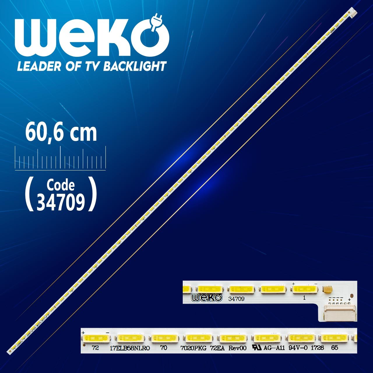 vnb 7020pkg led tv panel led 60 5 cm 72 ledli fiyati