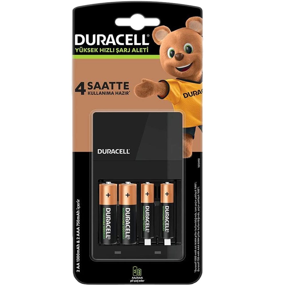 duracell cef 14 hizli pil sarj aleti pilli