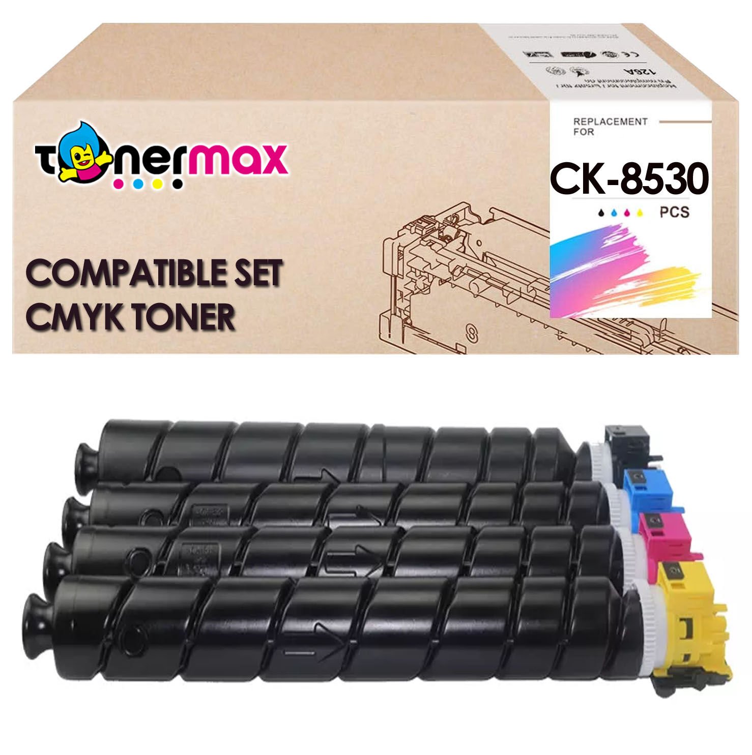 Utax CK-8530 Muadil Toner Takım/ 2508 ci