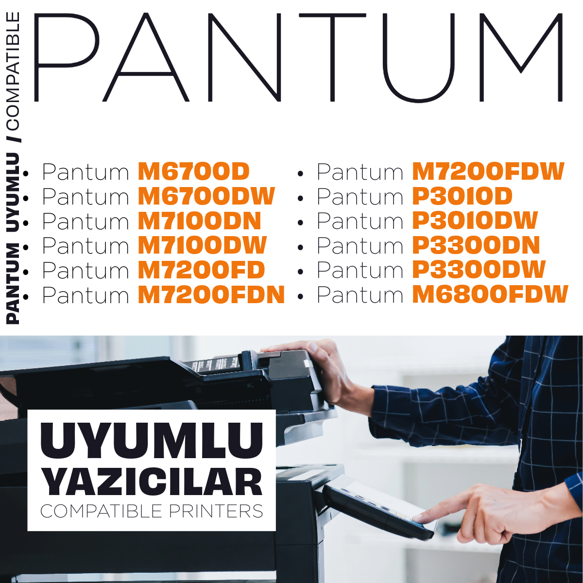 Pantum TL410X / TL411X Muadil Toner / M6700 / M7100 / M7200 / P3010 / P3300 / M6800
