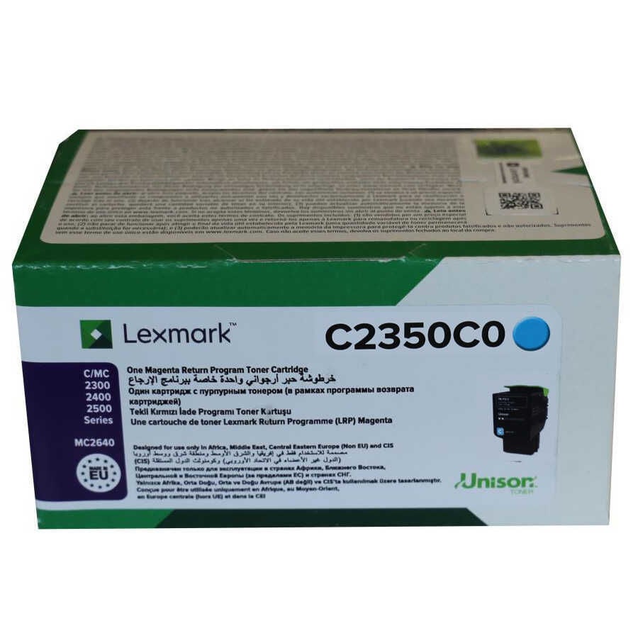 Lexmark C2425-C2350K0 Mavi Toner / C2425dw / C2325dw /MC2325adw /MC2425adw /MC2535adwe /MC2640adwe
