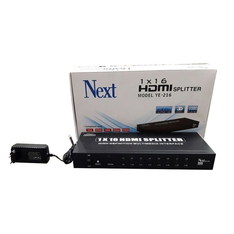 Next YE-216 1x16 HDMI Splitter Full HD
