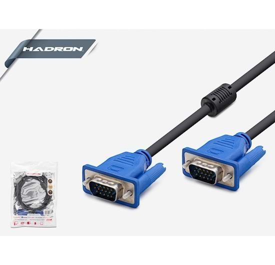 HADRON HD4325 2Metre VGA Kablo - Siyah