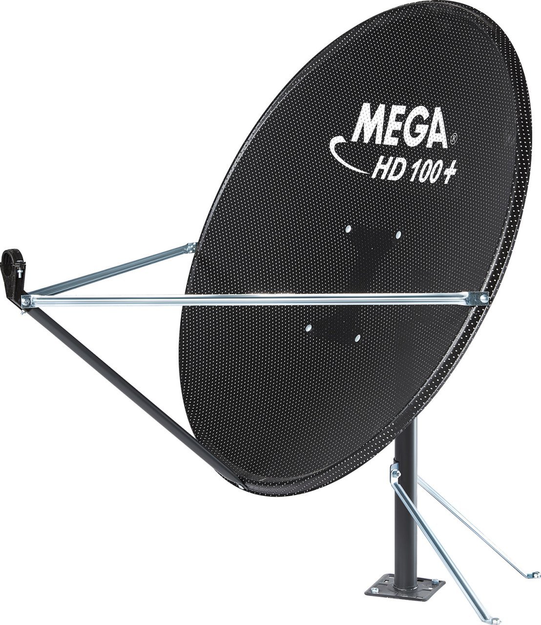 Mega 100Cm Ofset Delikli Çanak Anten Antrasit