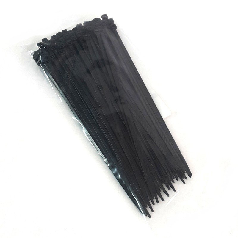 electroon 20cm Siyah Kablo Bağı Cırt Kelepçe 100Adet