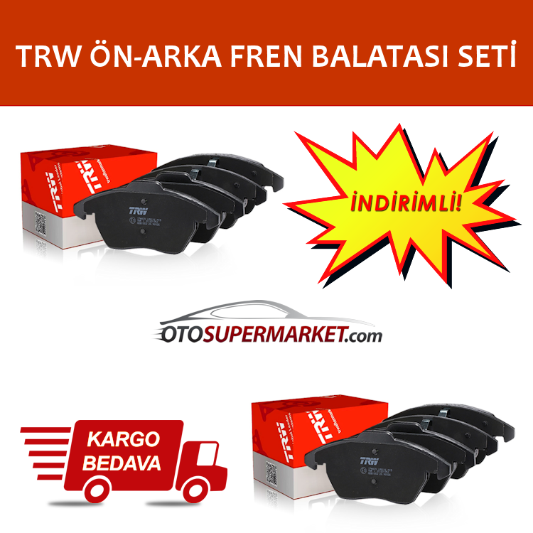 Volvo V50 214 N Ve Arka Fren Balata Seti 1 6 Dizel 115 Beygir