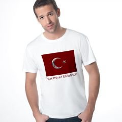 Kişiye Özel Hakimiyet Milletindir Erkek Tişört - 002