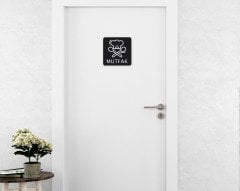 BK Home Mutfak Kapı Yönlendirme Levhası-4