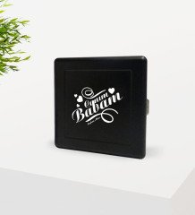 Kişiye Özel Canım Babam Tasarımlı Siyah Metal Sigara Tabakası-7
