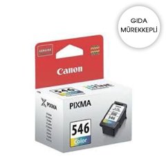 GIDA KARTUŞU - Canon CL-546 Renkli Mürekkep Kartuşu MG2450/MG2550 Orijinal Kartuş (GIDA MÜREKKEPLİ)