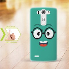 Kişiye Özel LG G3 İnce Şeffaf Silikon Telefon Kapağı (Yüz Temalı-10)