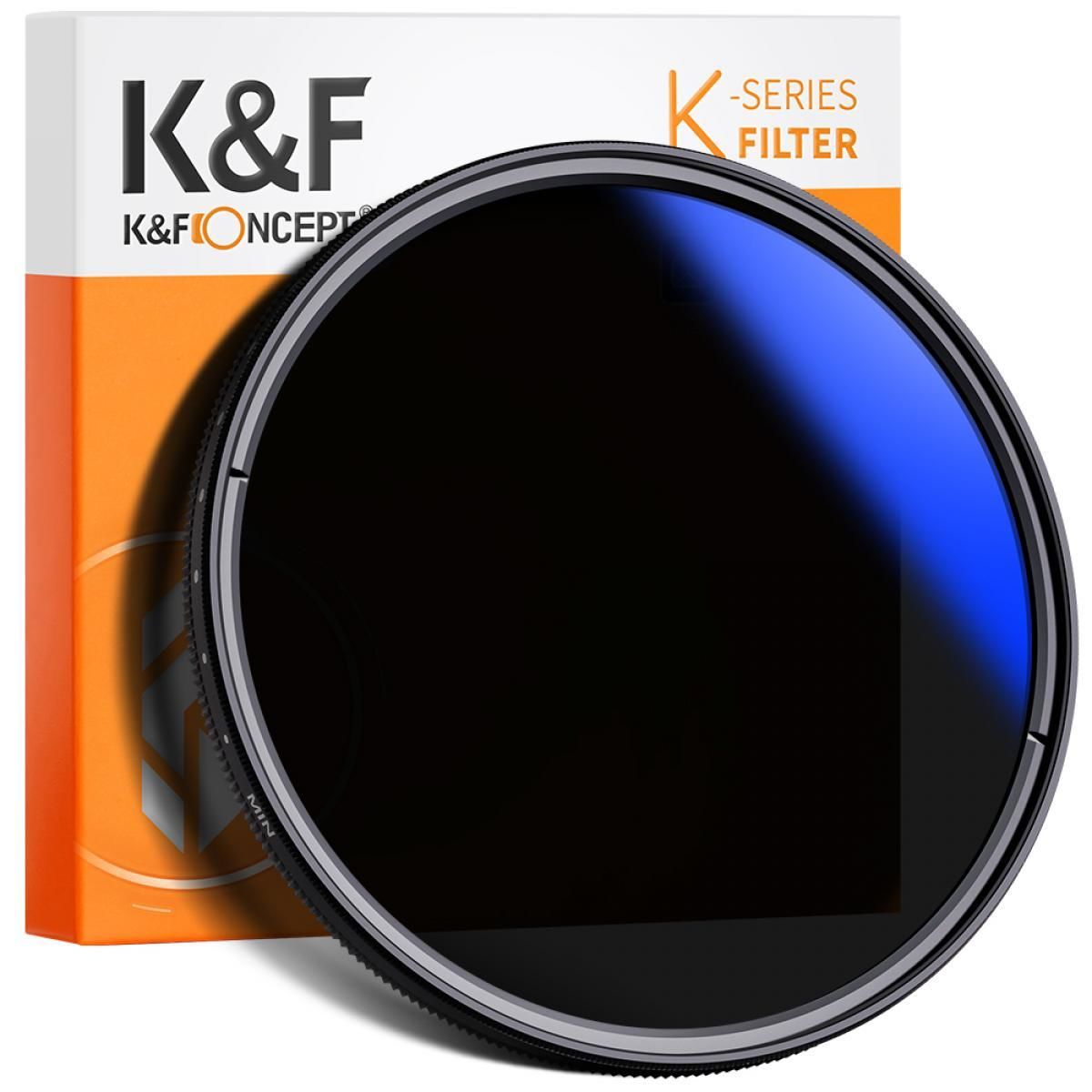 K&F Concept 77mm ND2-ND400 (9 Stop) Değişken ND Filtre